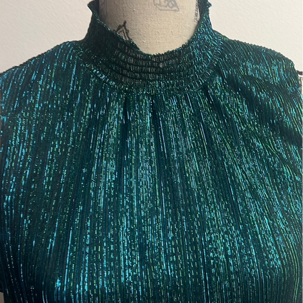 1. State Green Tiered Halter Midi Dress! - Picture 7 of 16